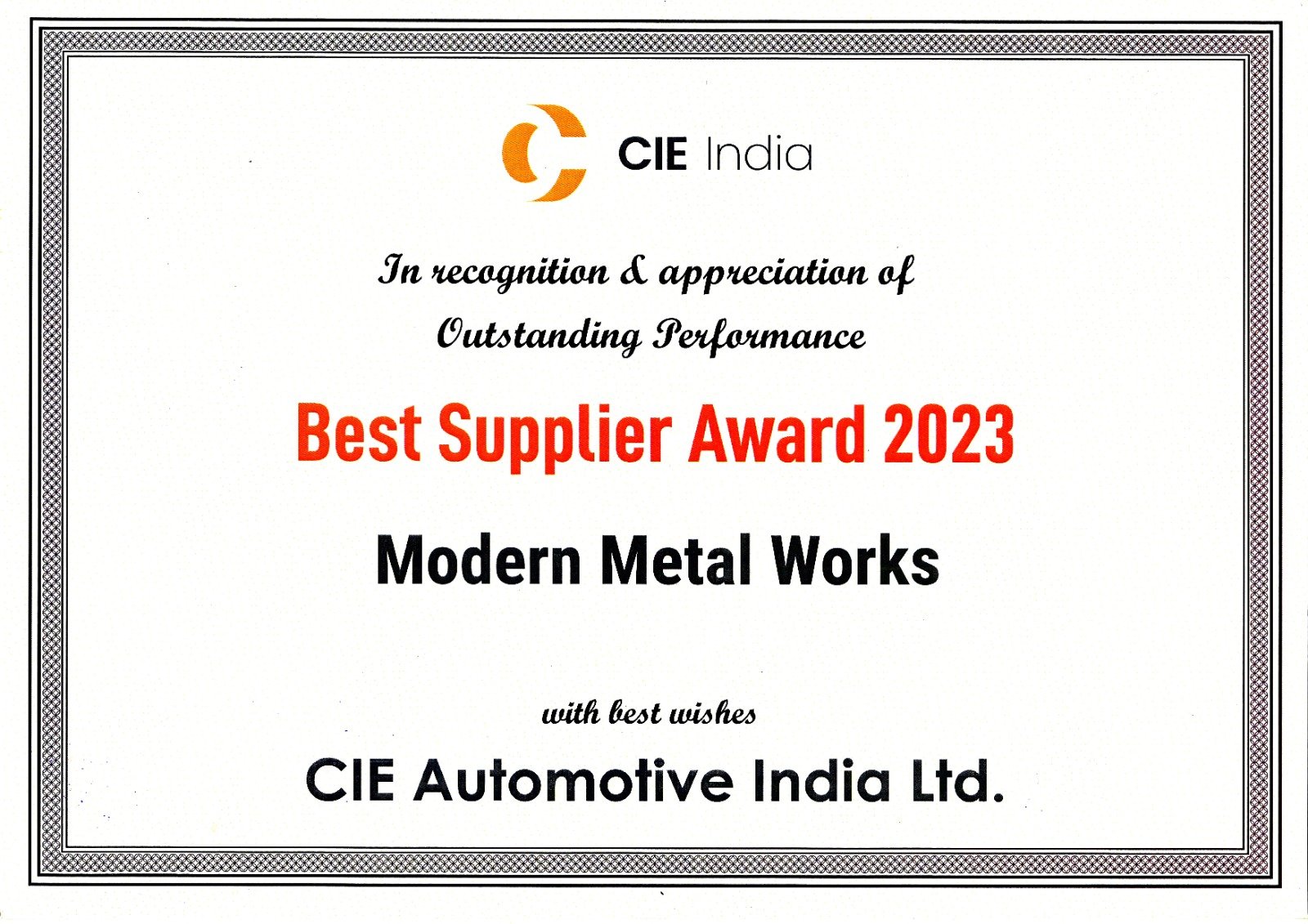 Certificate 3